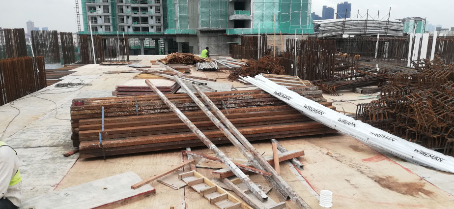 BLOCK B-ZONE 11 LEVEL 9 - FORMWORK COMPLETED